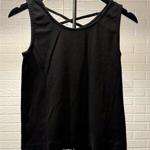 Chico's Black Backless Sleeveless Tank Top